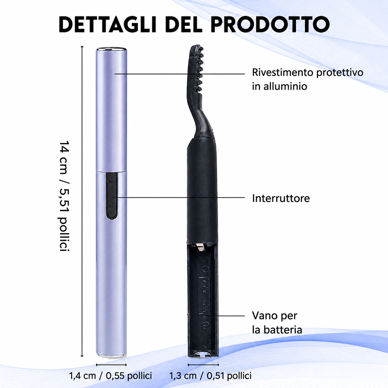 Piegaciglie elettrico